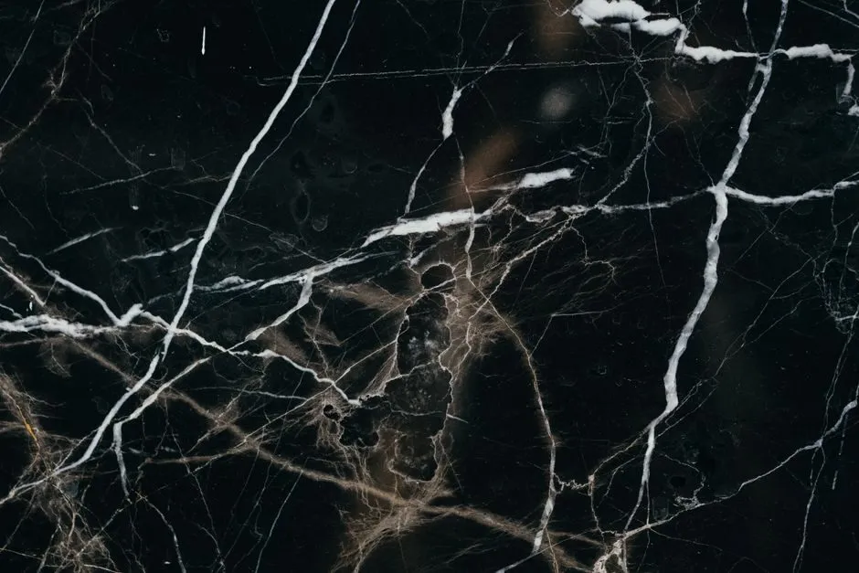 Background đá đen vân vàng mang phong cách sang trọng