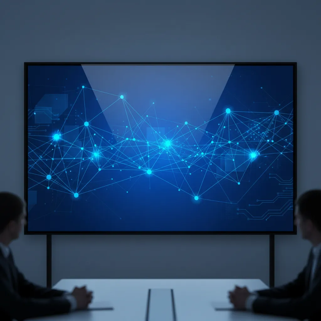 Background hình nền powerpoint đẹp chủ đề công nghệ ánh sáng xanh