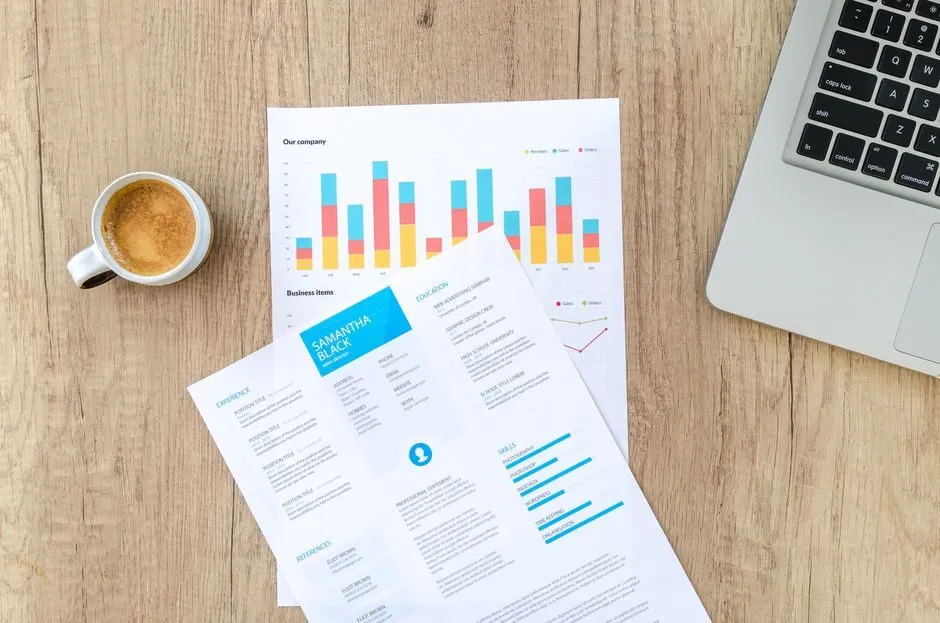 Mẫu cv infographic với biểu đồ kỹ năng trực quan