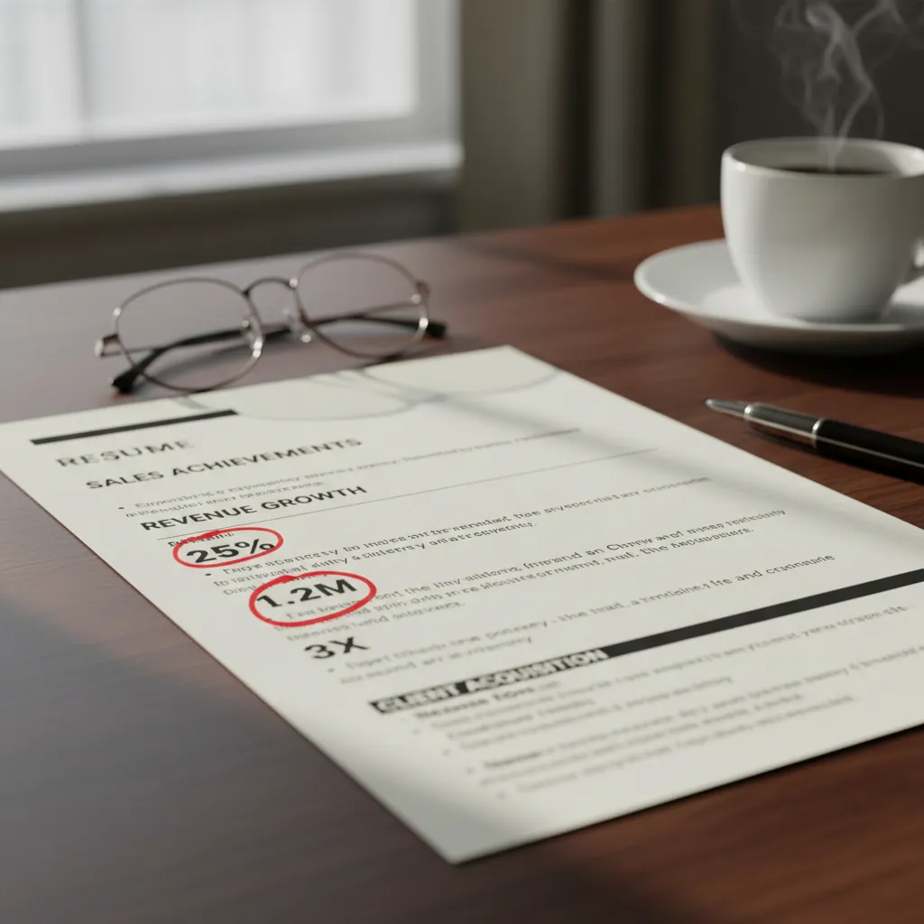 Mẫu cv ngành kinh doanh bất động sản nêu bật doanh số